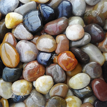  Pebbles natural rough stone Fish tank landscaping stone Turtle tank paving sand Decorative sand multicolored stone Polished rain stone
