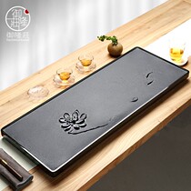 Natural Wujin Stone Tea Plate Household Modern Simple Stone Tea Table Whole Kung Fu Tea House Dry Bubble Tray Drainer