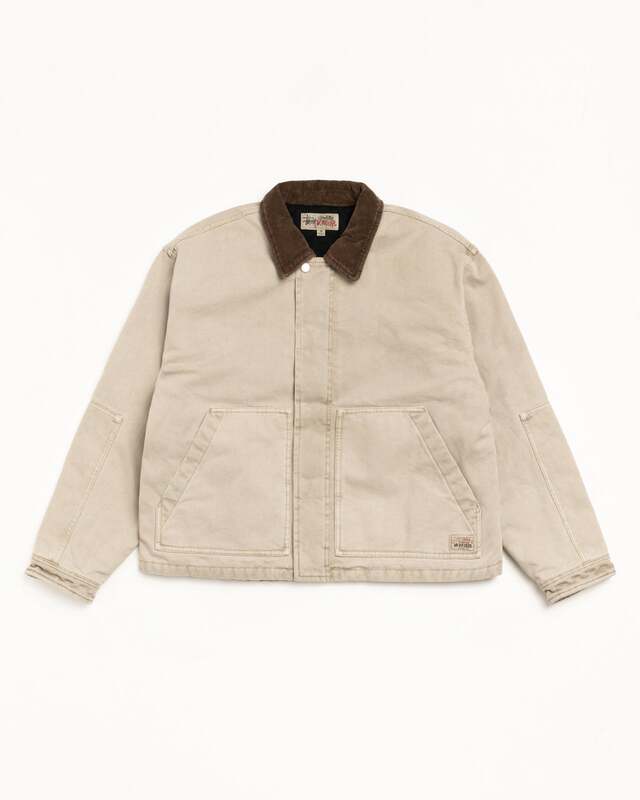 Stussy Holiday Series Label Hidden Zipper American Jacket