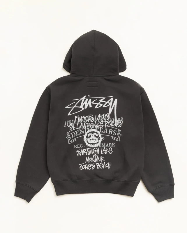 "En Route" Stussy & Denim Tears Collaboration Hooded Sweatshirt