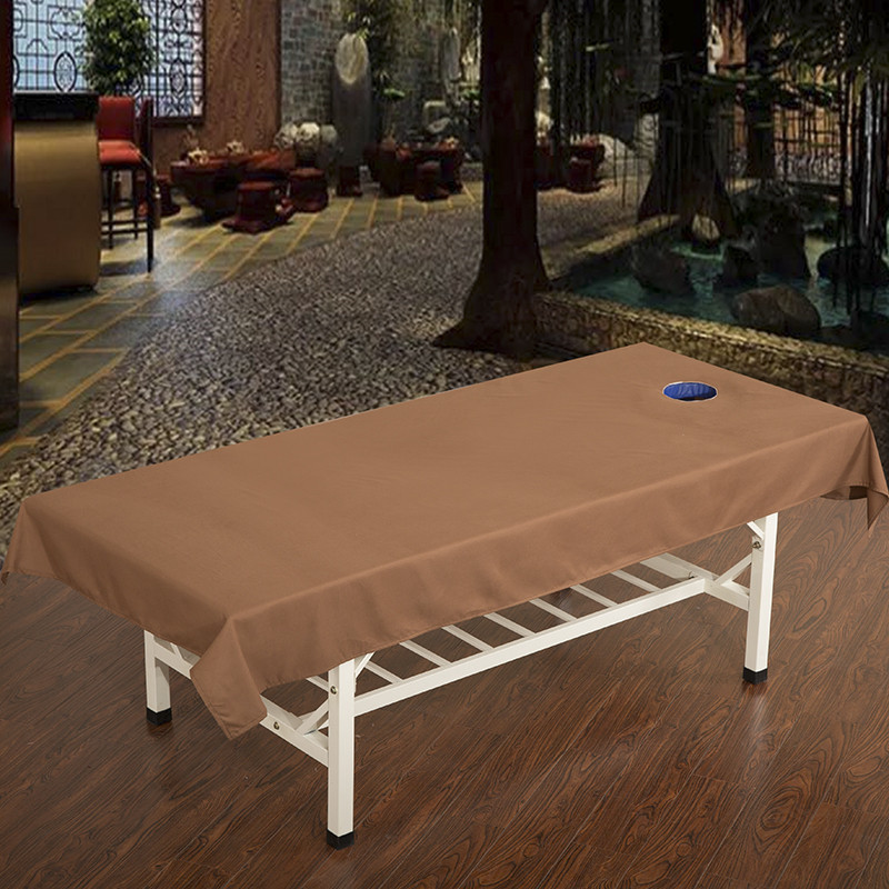 Massage Health Club Câu lạc bộ cơ thể Y học Vật lý trị liệu Massage Beauty Salon Cotton đặc biệt Bông Tấm Bông Lỗ với Lỗ - Khăn trải giường ga giường 1m8 x 2m