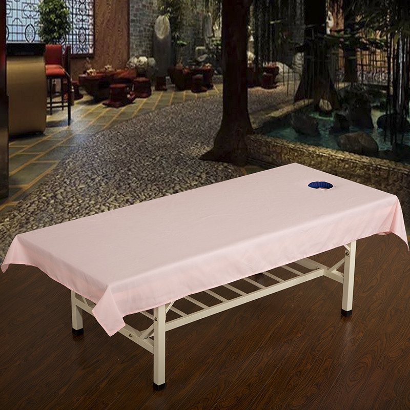 Massage Health Club Câu lạc bộ cơ thể Y học Vật lý trị liệu Massage Beauty Salon Cotton đặc biệt Bông Tấm Bông Lỗ với Lỗ - Khăn trải giường ga giường 1m8 x 2m