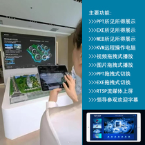Real estate IPAD display system IPAD central control system IPAD video playback LED large screen display central control
