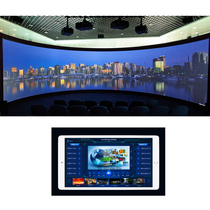 Projection fusion visual broadcast control system what you see video and picture playback display easy control and innovation
