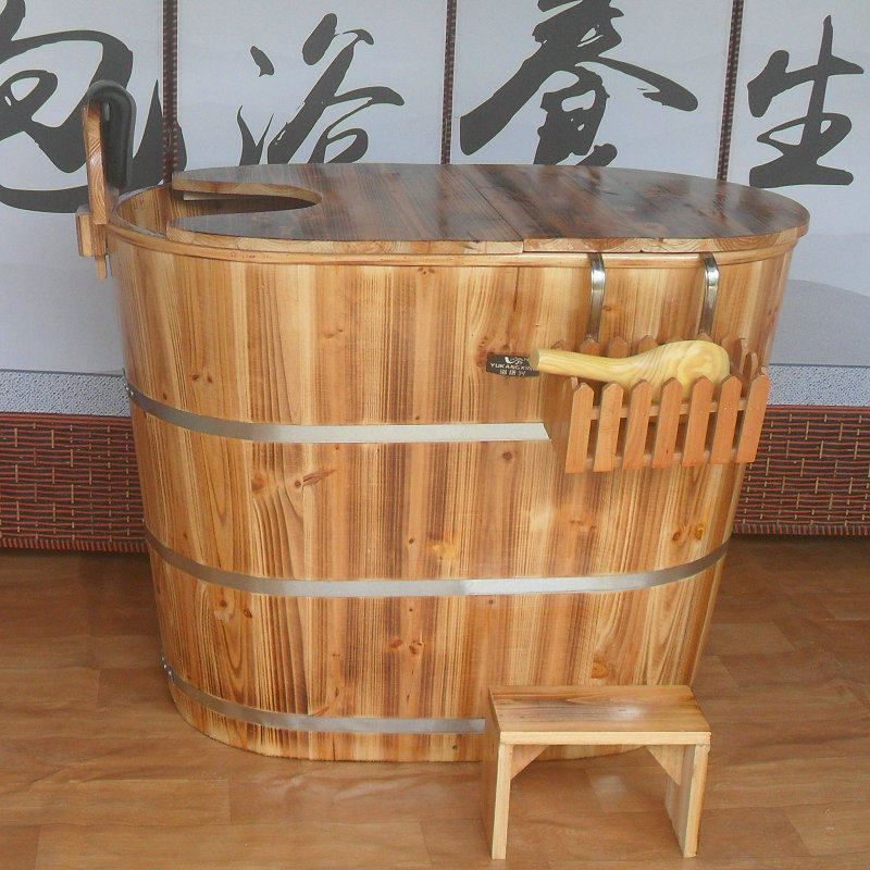 Heated bath bath tub tub sweat steam tub bath tub adult small apartment bathroom household bath tub barrel