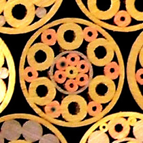 Mosaic rivet 6mm-203 flower nail handle inlaid slingshot DIY pattern nail