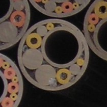 Mosaic rivet 7mm-k008 Number of flower nail shank inlaid slingshot DIY pattern nails