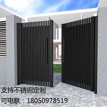 Custom Iron Art Gate Countryside Patio Door Garden Villa Door Open Door Submother Door Single Double Open Door Stainless Steel Door