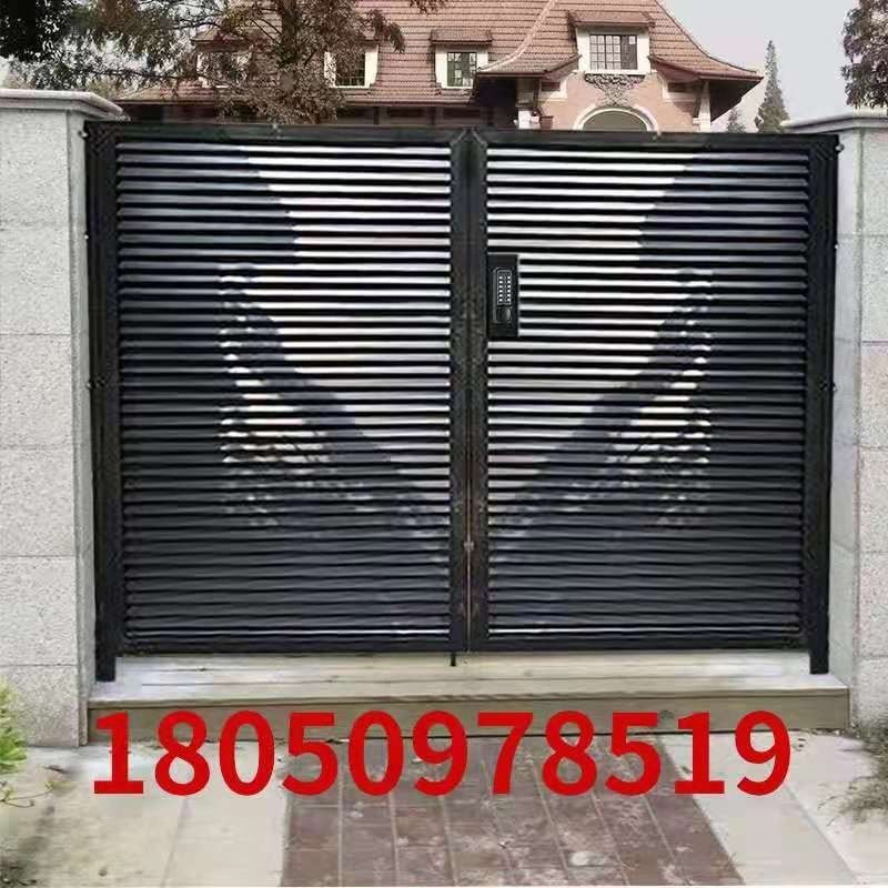 European and American iron art into the outdoor gate villa into the home security door courtyard door garden door garage door double door