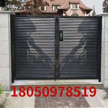 European and American style iron art Entrance Doors villas entrance doors Doors Garden Door Garden Doors Garage Doors Double Open Doors
