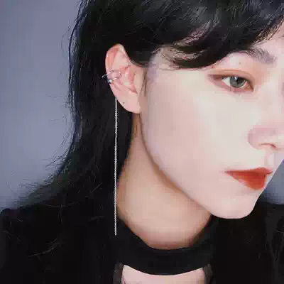 Everything is not sad) earless gospel cold wind long version of simple advanced tassel all ear clip ear clip