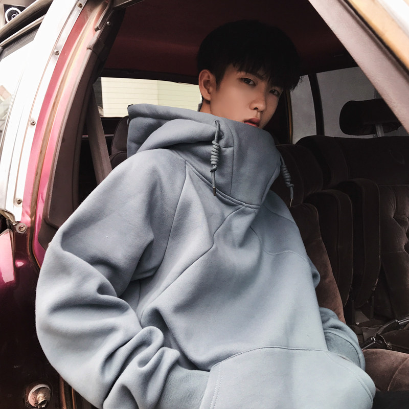 In super fire high-collar suit men with hat cover loose sports plug hat hat hat hat hat hat tide tide tide autumn