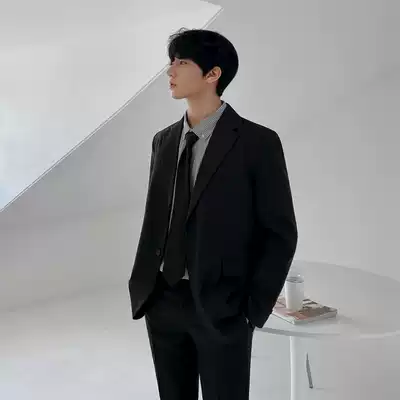 MRCYC Korean casual small suit jacket autumn and winter handsome suit jacket single Western trend men's shirt