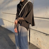 Летняя дышащая трендовая универсальная одежда для защиты от солнца, сетчатый лонгслив