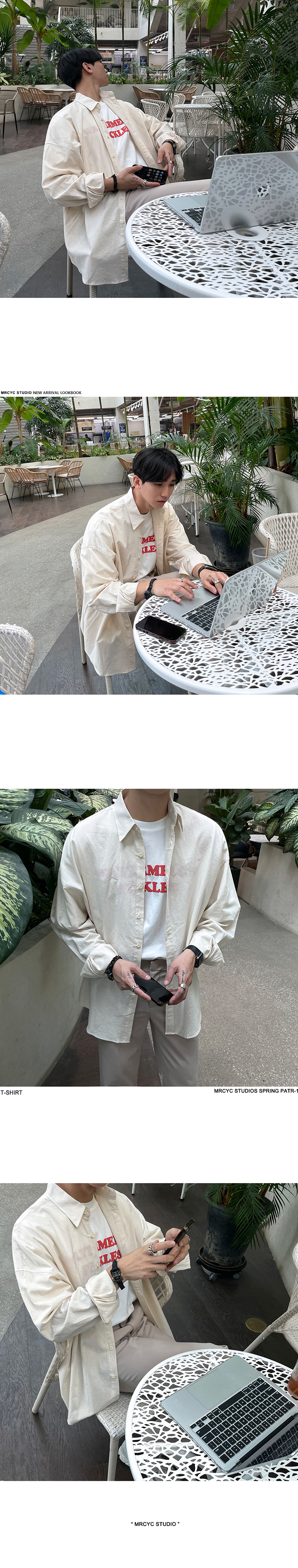 MYQ痞帅字母印花T恤男夏季纯棉圆领短袖韩版宽松简约五分袖情侣详情8