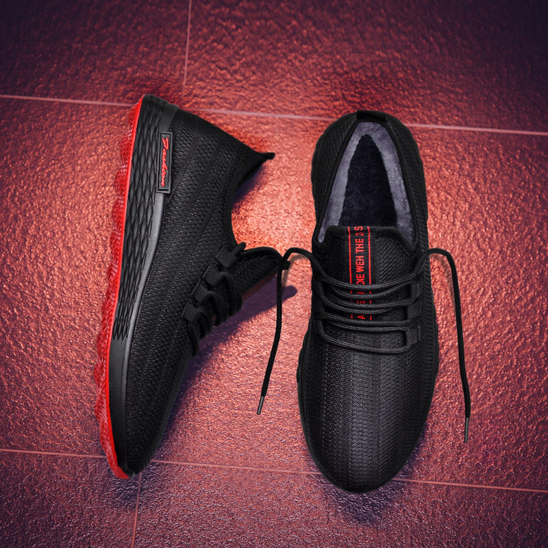 新站地2019棉鞋男冬季加绒保暖韩版时尚潮流二棉学生休闲运动男鞋