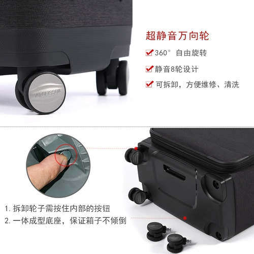 Вместительный и большой чемодан, ткань оксфорд, 28 дюймов, 24 дюймов