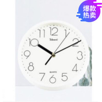 Quartz clock office small clock can hang bar round students wall-mounted wall clock hanging bell belling-room hanging decoration table room