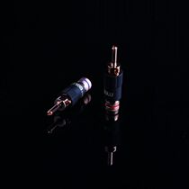 MCA B- 2G gold-plated voice box wire connector welding-free lockable power amplifier speaker Banana plug