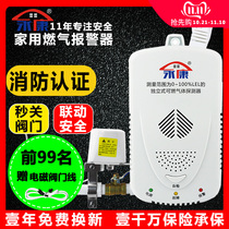 Household natural gas gas liquefied gas alarm automatic gas pipeline manipulator 4 points 6 points 1 inch handle