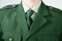New autumn autumn rocket men and womens uniform suit green dress suit green long sleeve