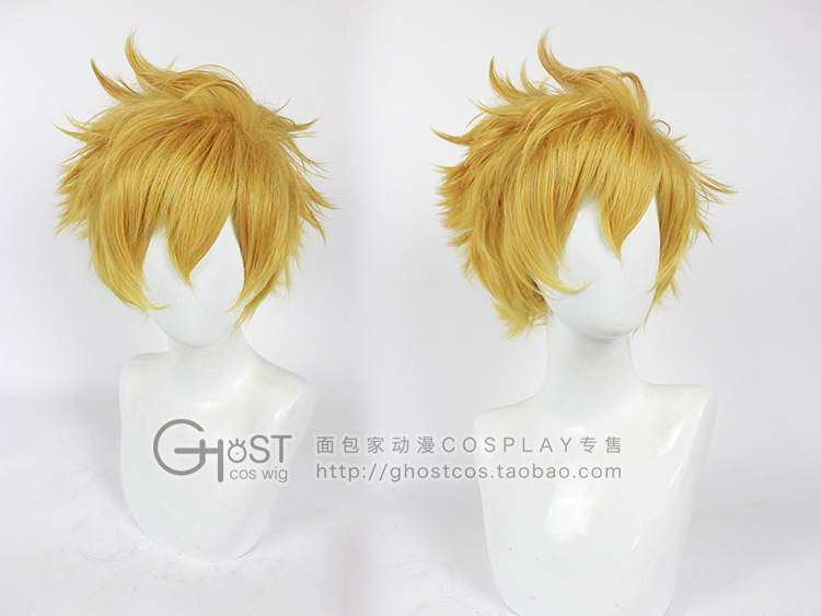 Tại chỗ túi bánh mì vị thành niên cupola phong cách đa màu đa mục đích Naruto Rabbi cosplay tóc giả cosplay nam