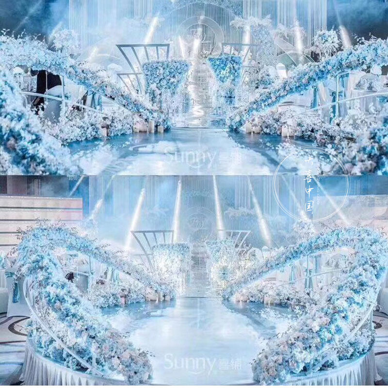 New Wedding Props Stage Arc Fencing Iron Art Fence Road Leading Eurostyle Wedding Ttai Decorated Fence Fence