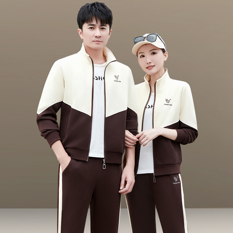 Sports Suit for Men 2025 Spring and Autum New Cardigan Sweatshirt Running Suit Casual Men's and Women's Couple Sportswear