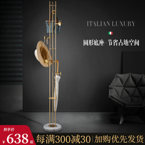 Light Extravagant Brass Floor Cloister Marble Bedroom Living-room Living-room Living-home Vertical All-copper Gold Hung Hanger