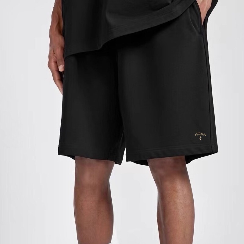 Pharaoh Aka Lightning Embroidery Summer Cool Thin Shorts Five-Point Pants Men's Loose Knitted Couple Sports Pants