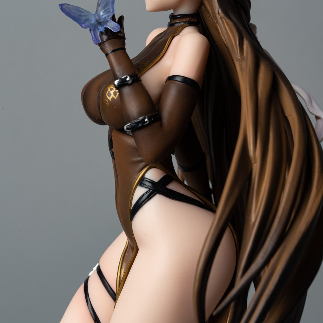 3D модель члена маятник  现货 mx版 动漫性感美少女 旗袍恶魔莫焉 1/7 站姿  模型礼物摆件