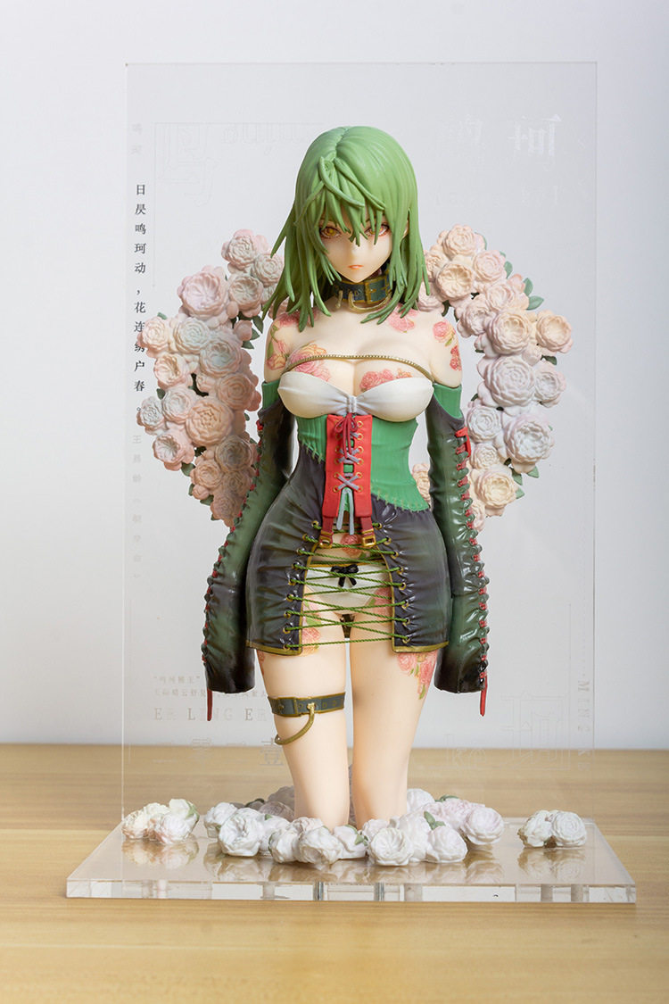 3D модель члена маятник  现货 月季鸣珂手办原画荼壹美少女白玫瑰动漫模型日本二次元摆件