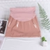 Phụ nữ mang thai váy da một từ lắc mạng âm thanh váy đỏ mùa thu 2019 mới nữ váy ngắn mùa thu điều chỉnh váy - Áo thai sản Áo thai sản