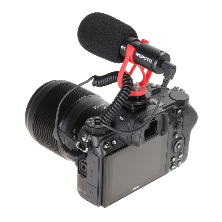 WEPOTO W8 microphone Mobile phone camera vlog computer live interview recording dedicated directional microphone