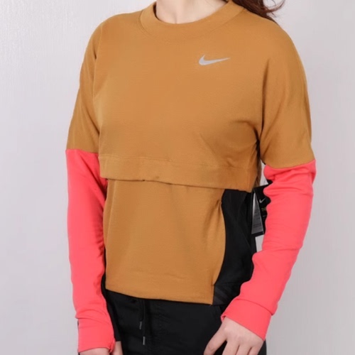 Cool City Genuine Nike Women's Spring and Autumn Thin Fleece Sports Running Training Warm Long Sleeve Aj8672 790 Cool City Genuine Nike Women's Spring and Autumn Thin Fleece Sports Running Training Warm Long Sleeve Aj8672 790