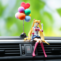 Beautiful girl warrior car ornaments creative cute goddess car hand car beautiful girl decoration supplies