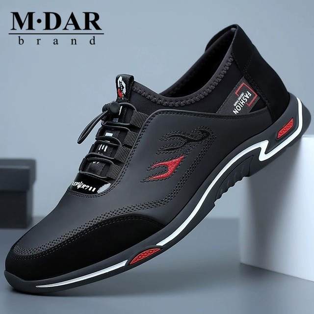 Height-increasing shoes for men spring 2024 new inner height-increasing men's casual leather shoes genuine leather men's shoes business soft-soled sports shoes