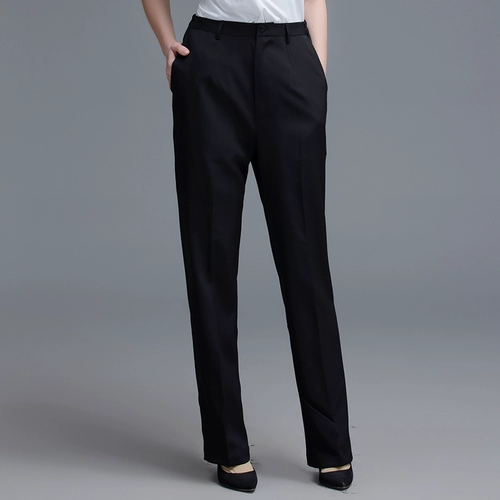 Рабочие черные штаны для работы подходит для мужчин и женщин, свободный прямой крой