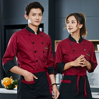 Красный топ + фартук