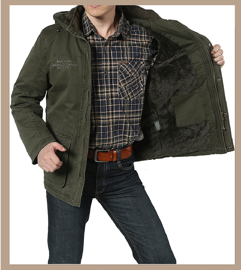 Blouson hiver pour homme en Coton - Ref 3115176 Image 13