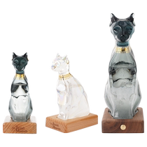 British Museum Egyptian cat weather bottle couple office ornaments 520 Valentines Day gift for boys and girls