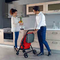 Italian intake Foppa household portable shopping cart supermarket shopping cart folding luggage trolley trolley