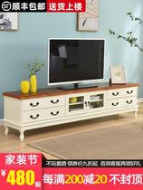 TV cabinet Small TV cabinet combination Simple modern small apartment living room bedroom Nordic floor cabinet