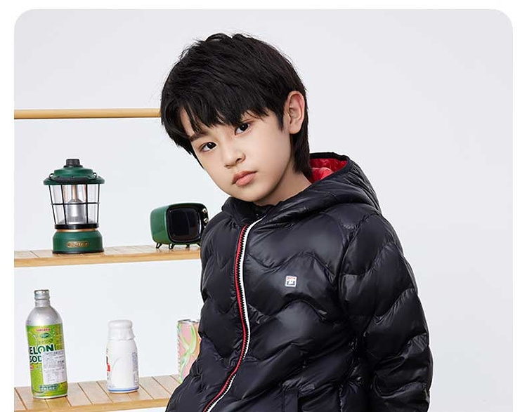 探路者 中大童 超轻白鸭绒羽绒服 图19
