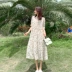 Váy dành cho bà bầu Fairy Super Fairy 2020 Mùa hè Thời trang mới Áo voan dài Đầu gối Bà bầu Tide Mom - Áo thai sản Áo thai sản