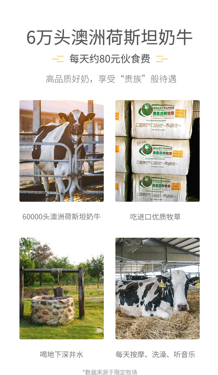 天猫超市 认养一头牛 全脂纯牛奶 200g*12盒*2件 图6