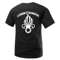 Armor New Product French Overseas Legion Badge Identification Model Pure Cotton Short Sleeve T-Shirt Military Fan Short Sleeve Round Neck