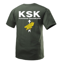 Tough Guys Club German KSK commando themed short-sleeved T-shirt crew neck shirt