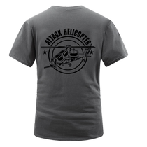 Armor Mens Summer New Style Light Retro Armed Helicopter Print Soft Cotton Round Neck T-Shirt Air Force Elements