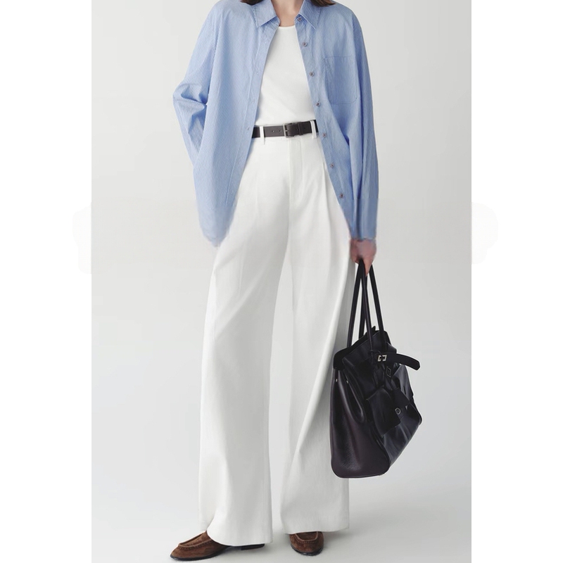 Maijia's New White Pants Come with a Belt Maijia's New White Pants Come with a Belt